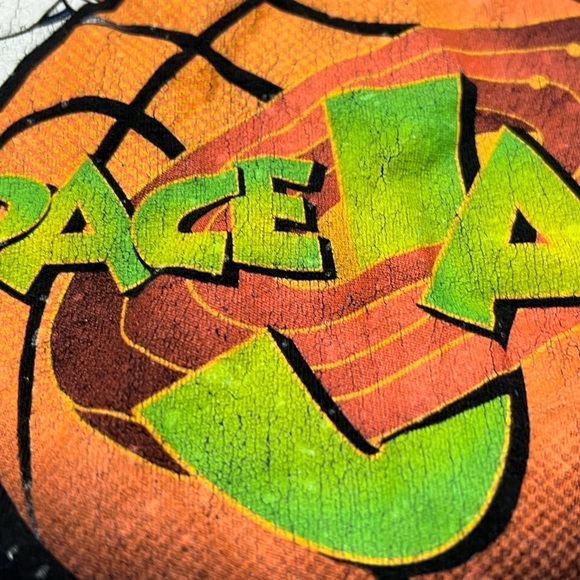 Space Jam Cartoon Basketball Sports Graphic Crewneck Tee Top Shirt - Picture 3 of 7